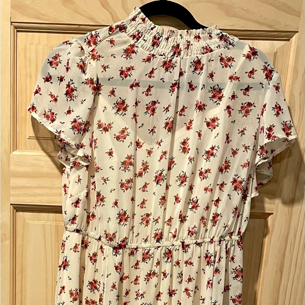 Torrid high neck flutter sleeve dress. Size 0.